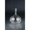 Contemporary Home Living 7" Clear Round Hand Blown Glass Decorative Vase